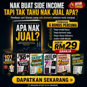 Panduan "Apa Nak Jual?" + 6 Bonus Percuma